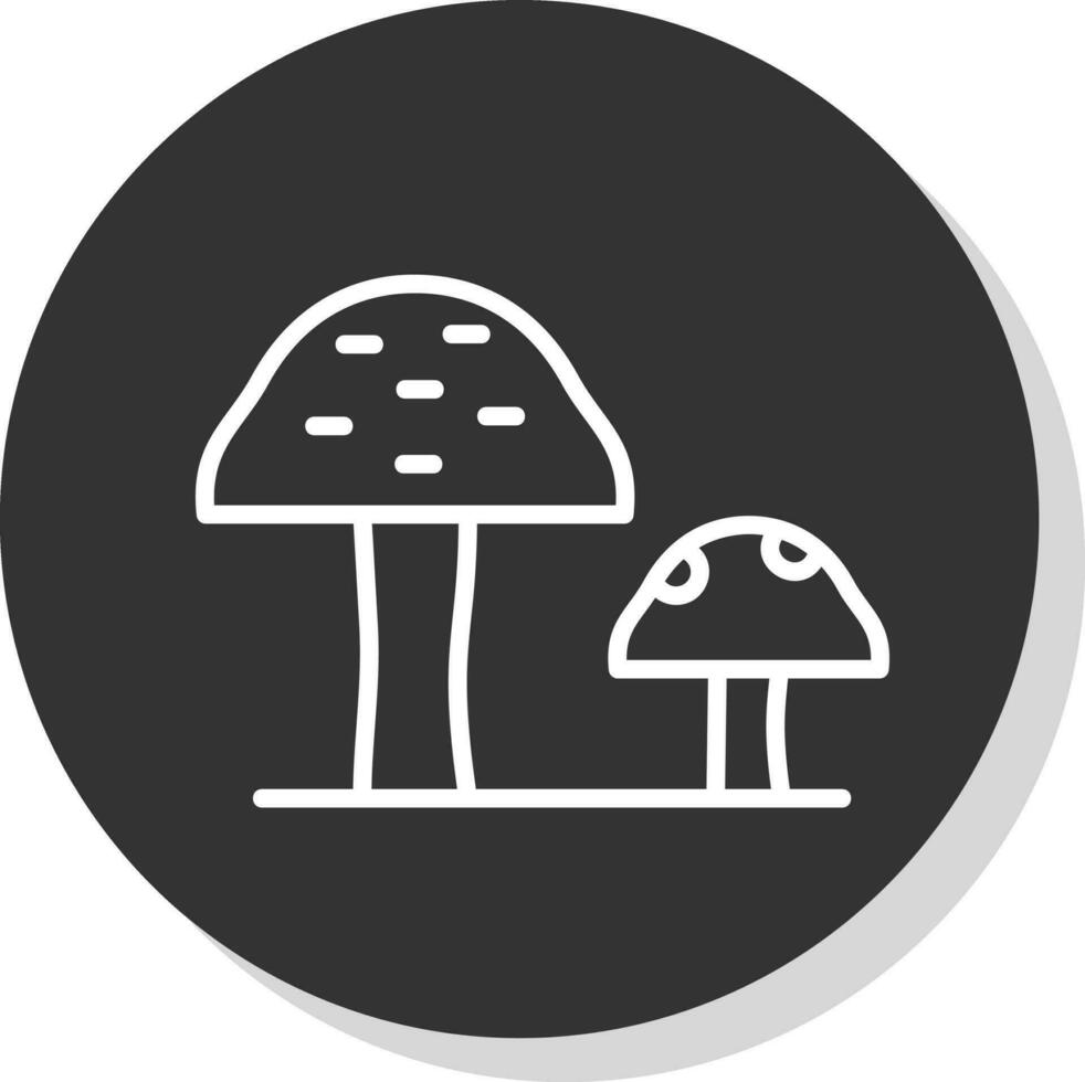 champignons vector icoon ontwerp