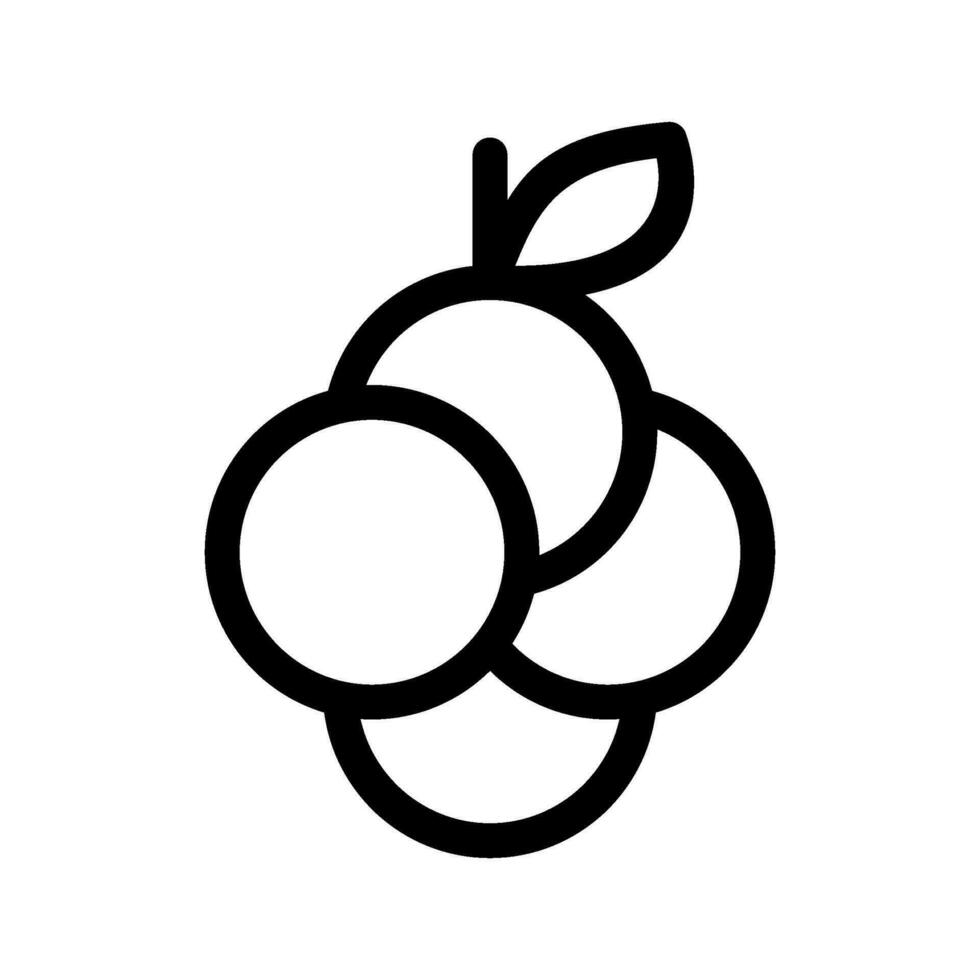 druiven icoon vector symbool ontwerp illustratie