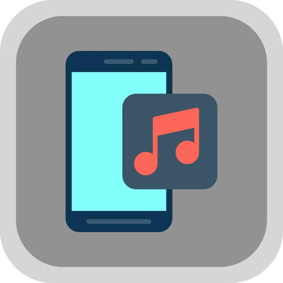 muziek- app vector icoon ontwerp