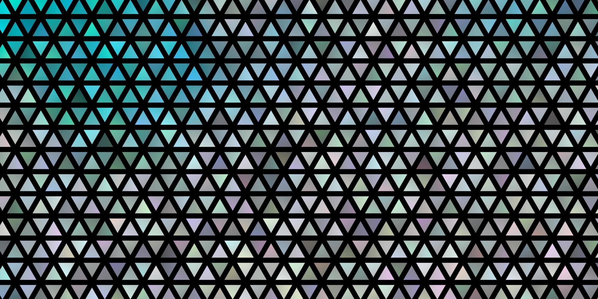lichtroze, blauwe vectorlay-out met lijnen, driehoeken. vector