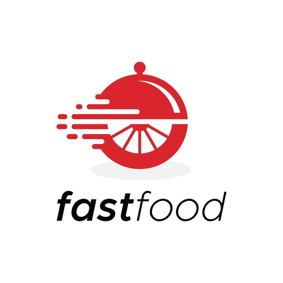 modern voedsel wiel en Hoes combinatie logo. vector