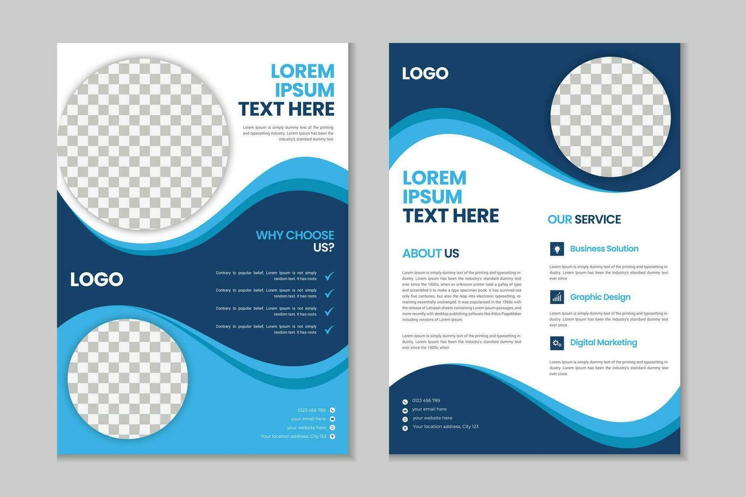 brochure Hoes ontwerp, folder sjabloon ontwerp, bedrijf brochure, jaar- rapport, portefeuille, tijdschrift, poster, modern presentatie, a4 grootte banier sjabloon ontwerp vector