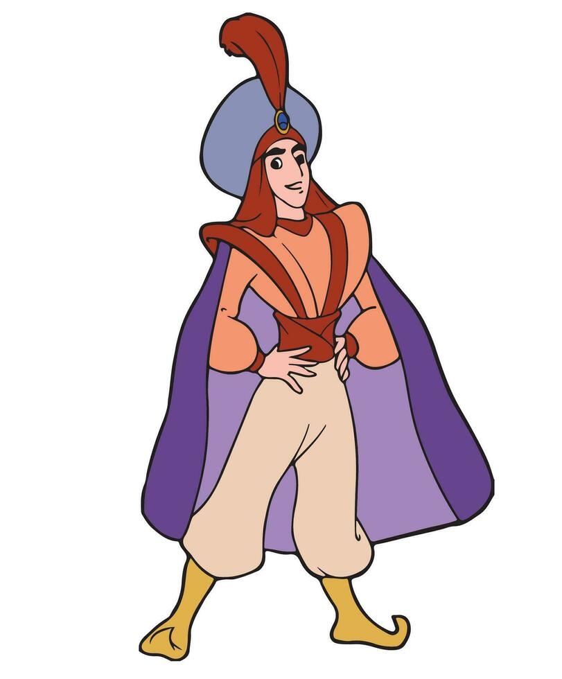 aladin vrij vector karakter