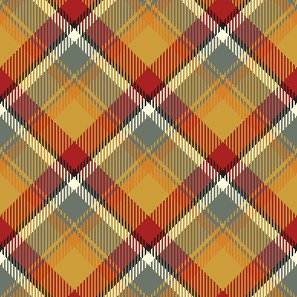 Schotse ruit Schotland naadloos plaid patroon vector. retro achtergrond kleding stof. wijnoogst controleren kleur plein meetkundig textuur. vector