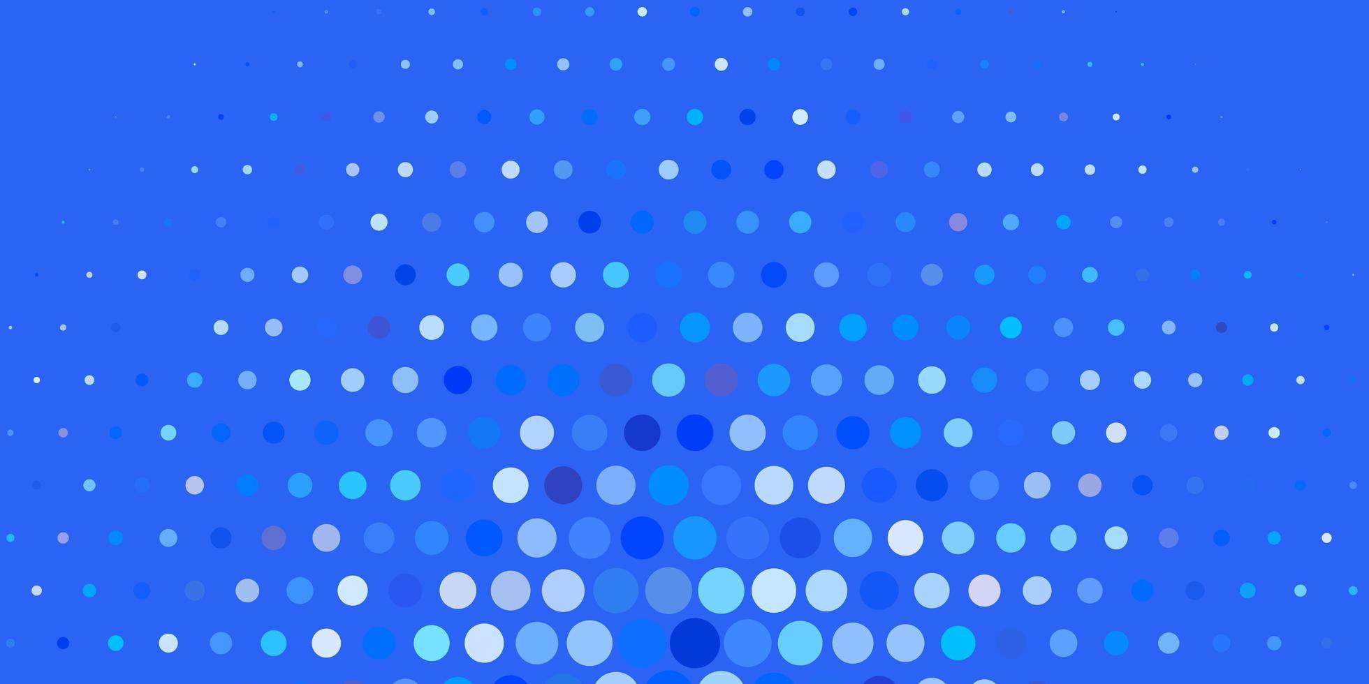 donkerblauw vectorpatroon met bollen. illustratie met set van glanzende kleurrijke abstracte bollen. ontwerp voor posters, banners. vector