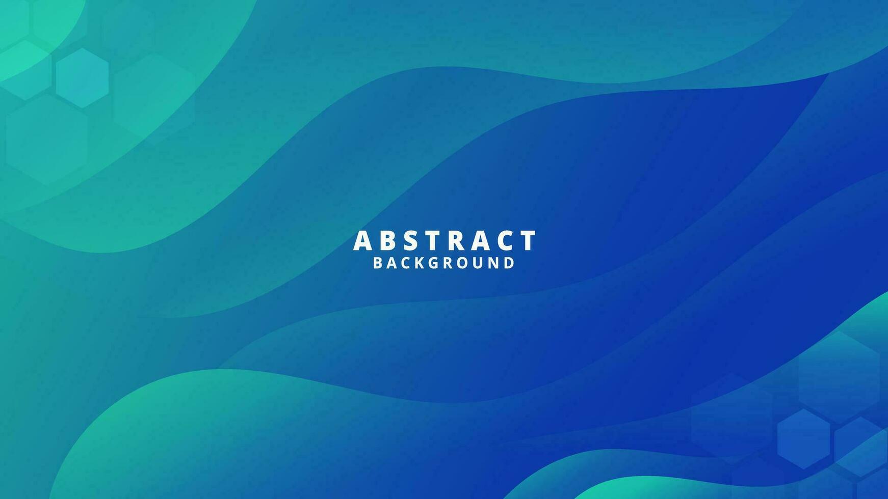 abstract helling groen blauw vloeistof Golf achtergrond vector