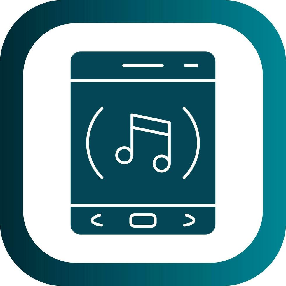 muziek- app vector icoon ontwerp