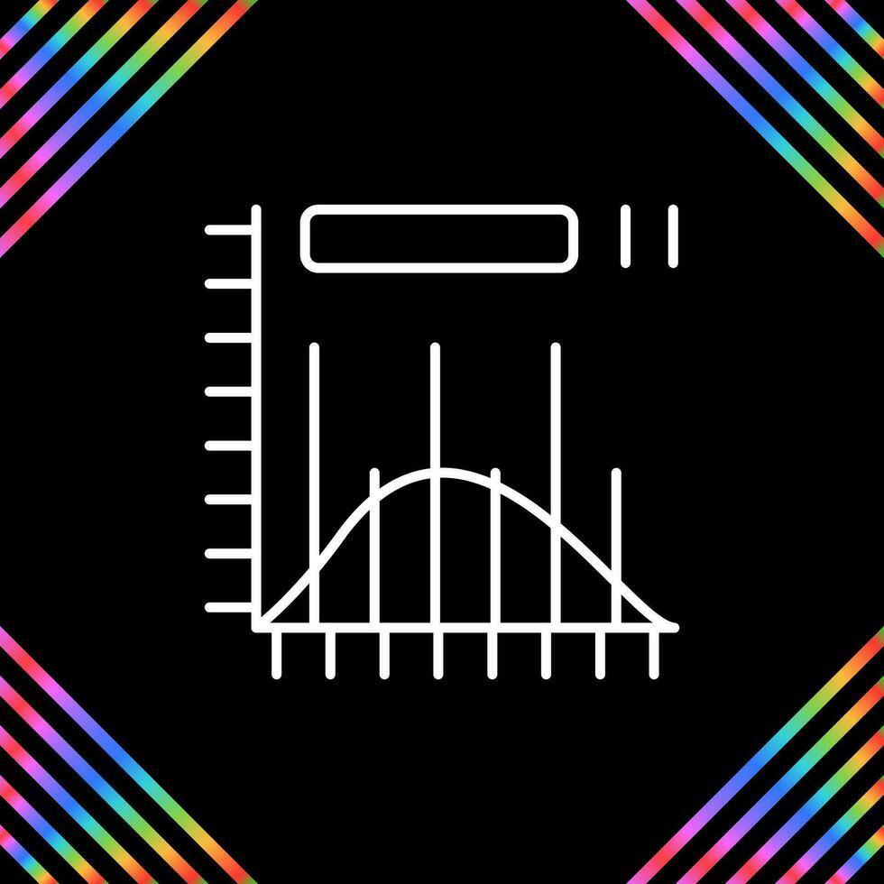 histogram vector icoon