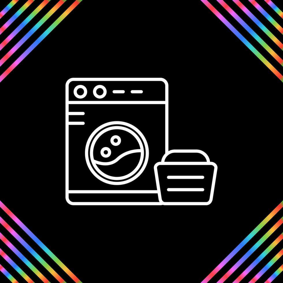 wasmachine vector pictogram