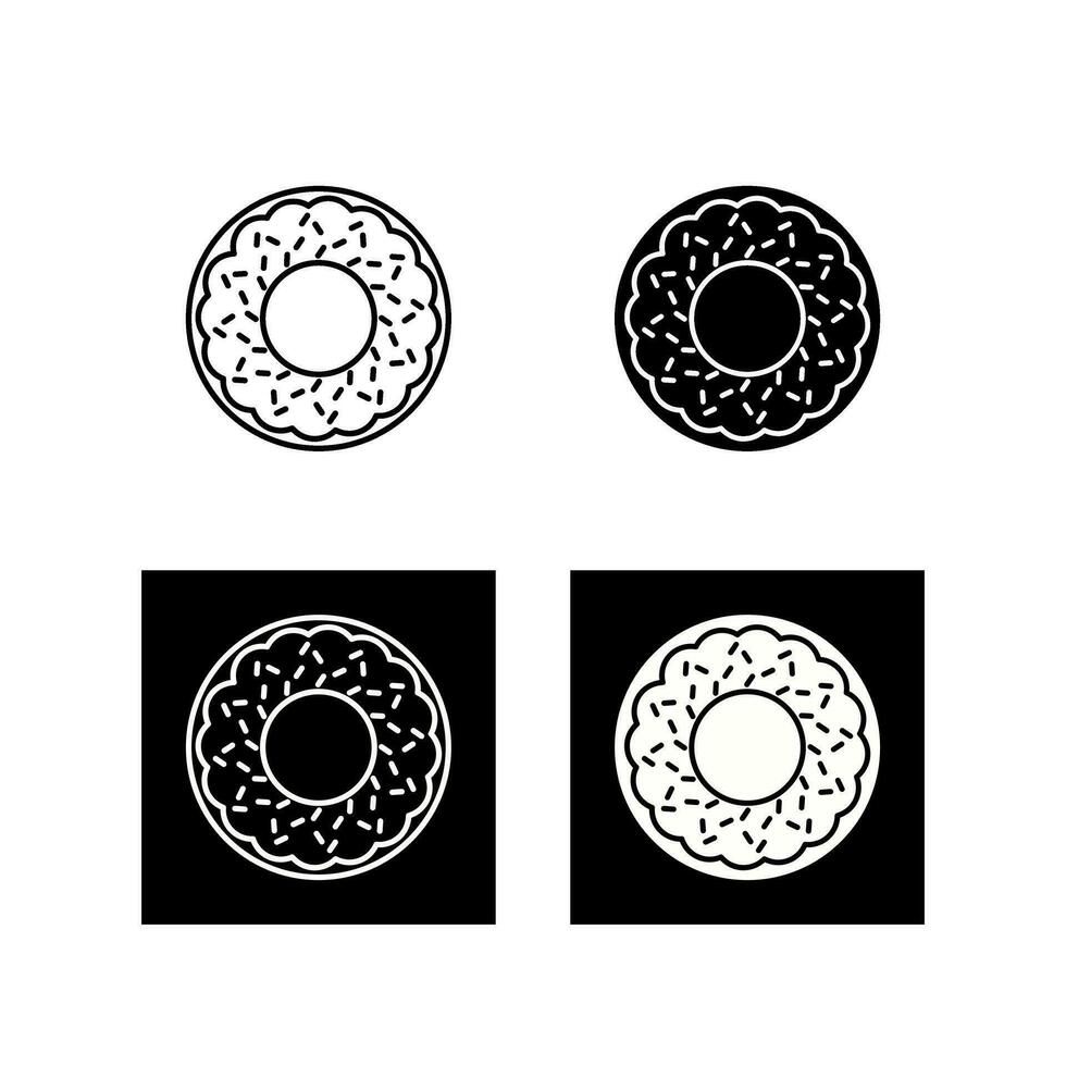 donut vector icoon