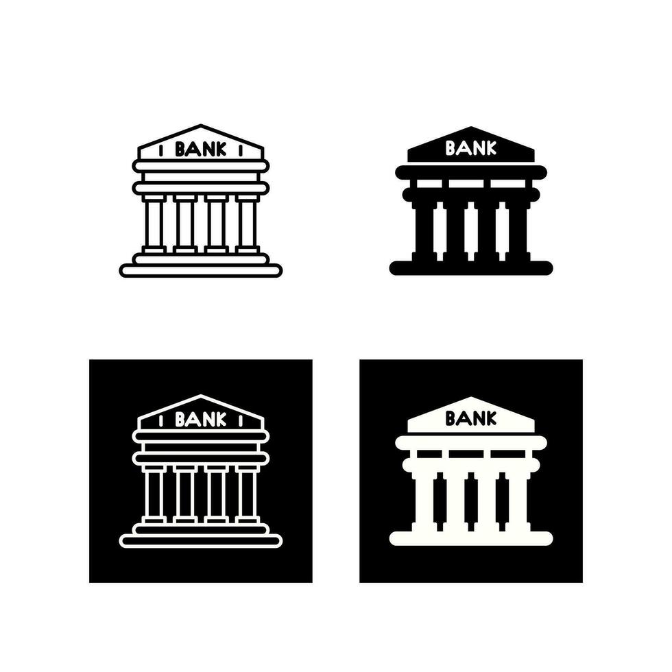 bank vector pictogram