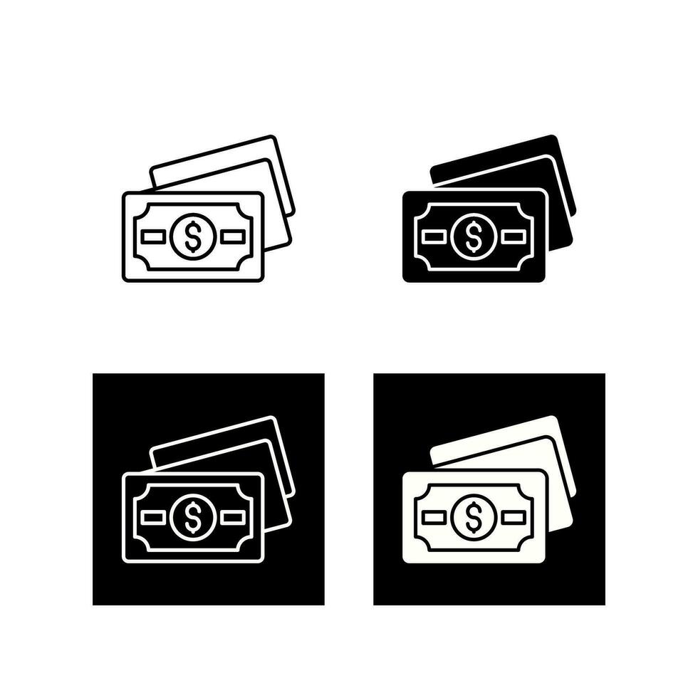 geld vector pictogram