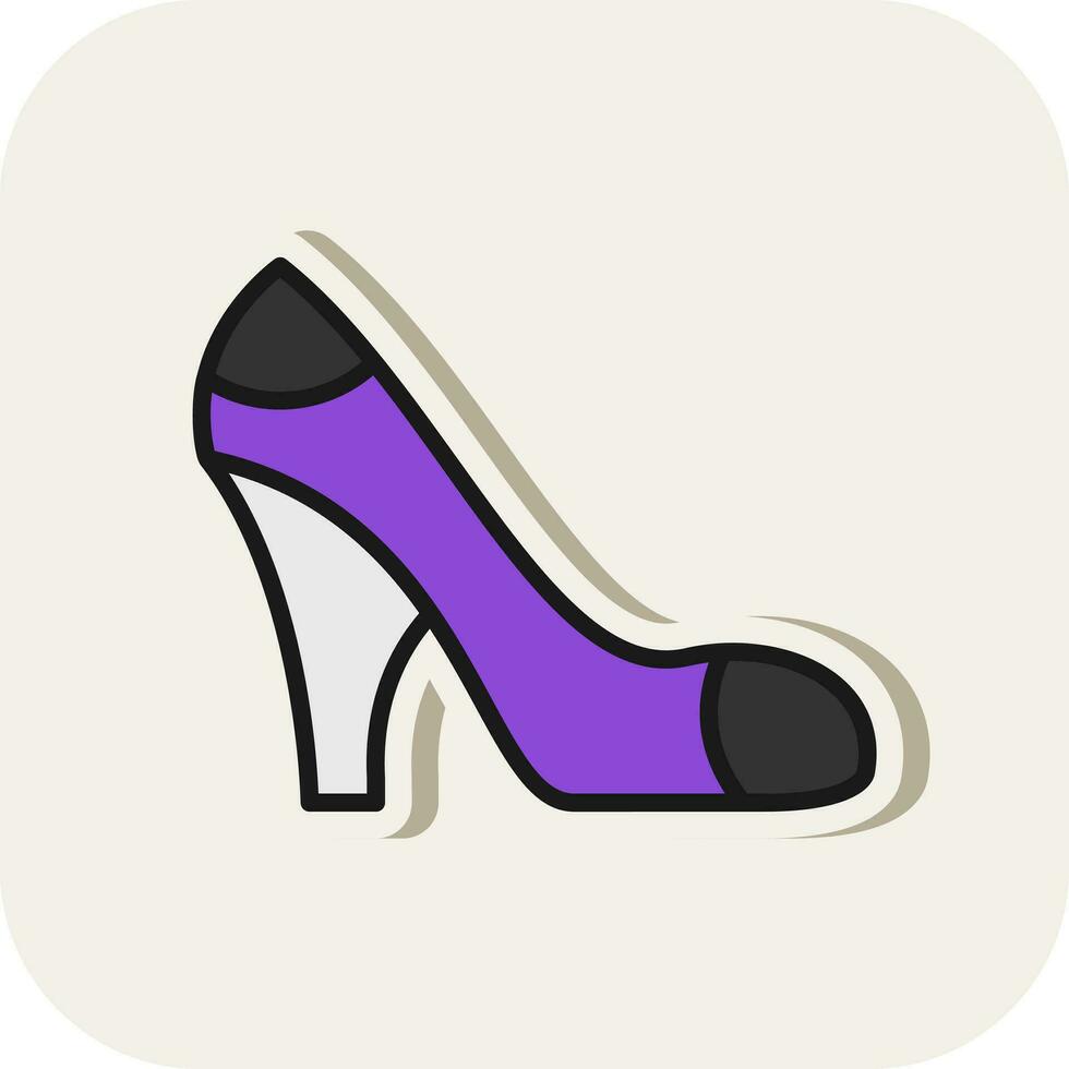 vrouw schoenen vector icoon ontwerp