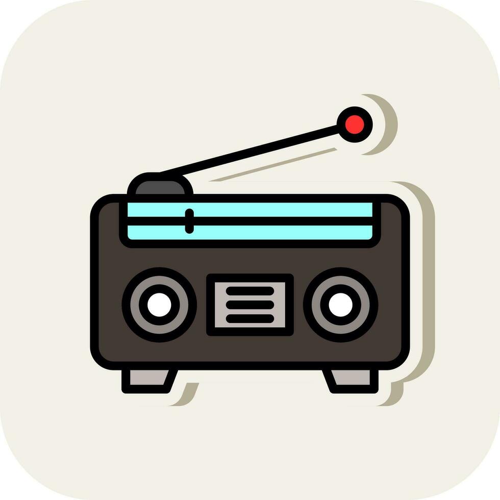 radio vector icoon ontwerp