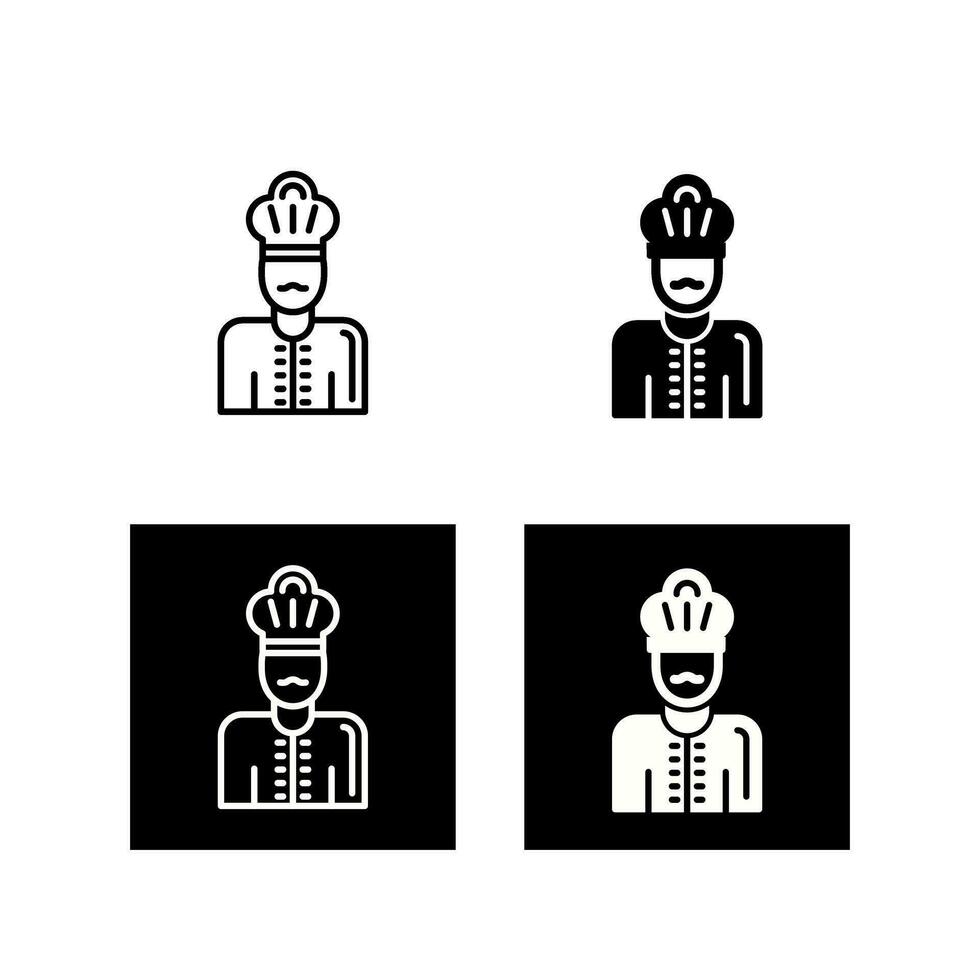 chef-kok vector pictogram