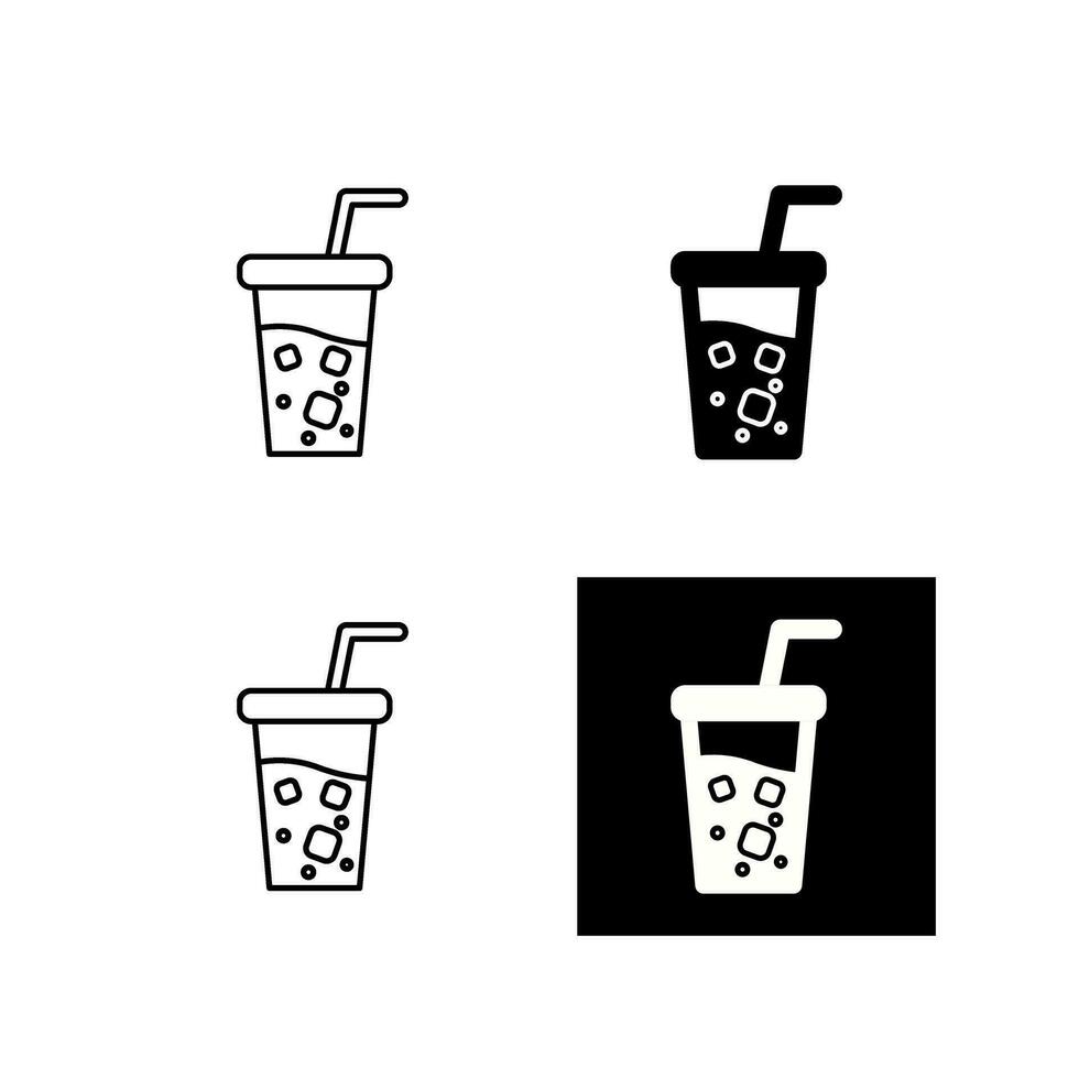 zacht drinken vector icoon