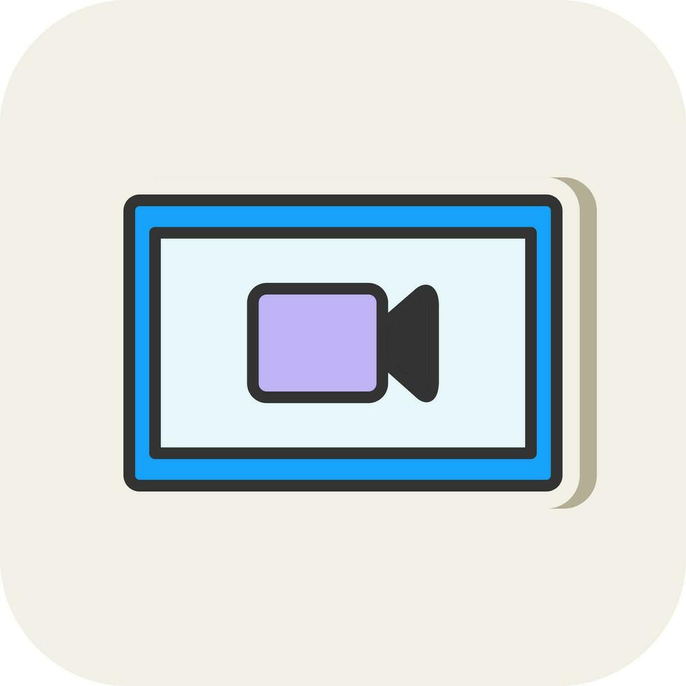 video camera vector icoon ontwerp