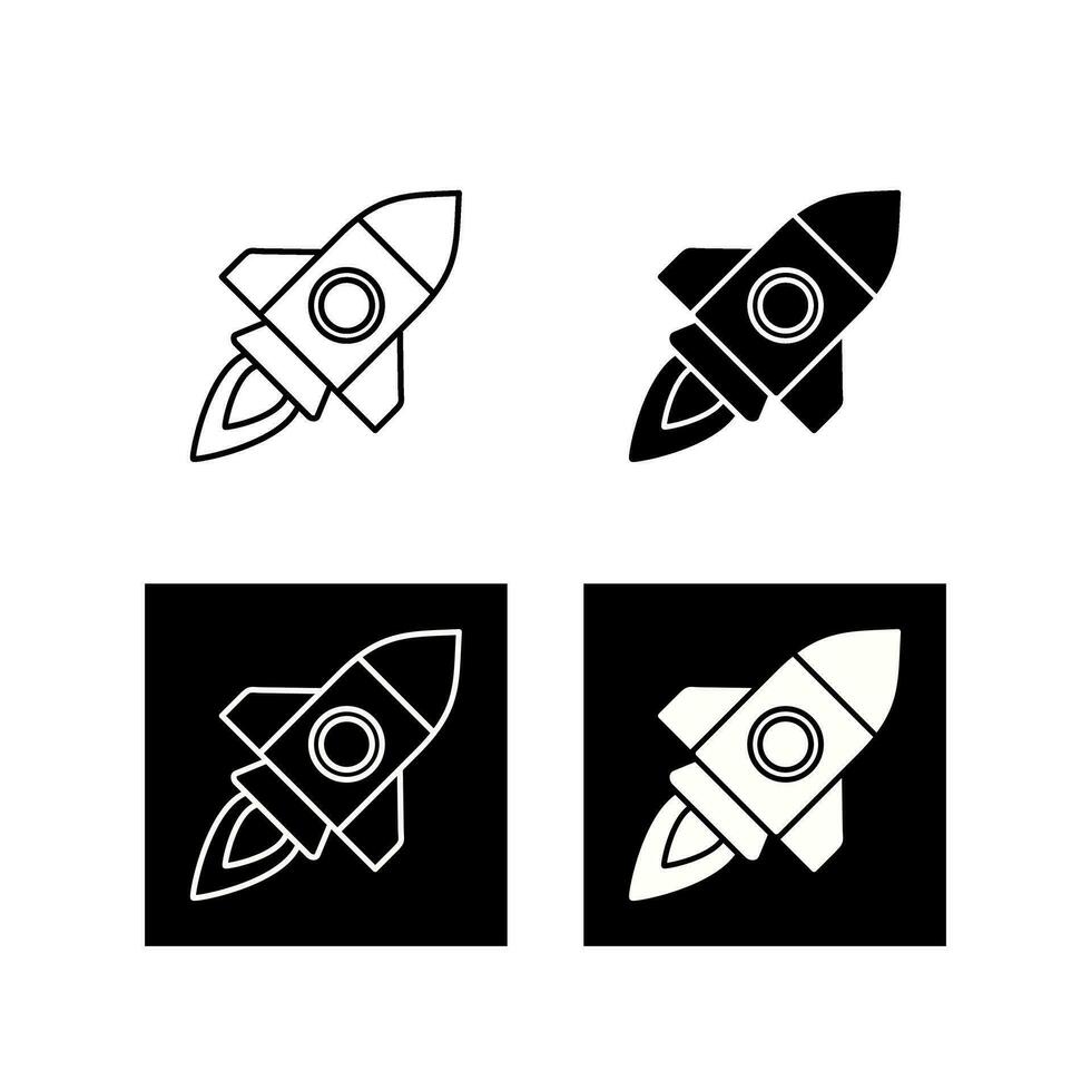 raket vector pictogram