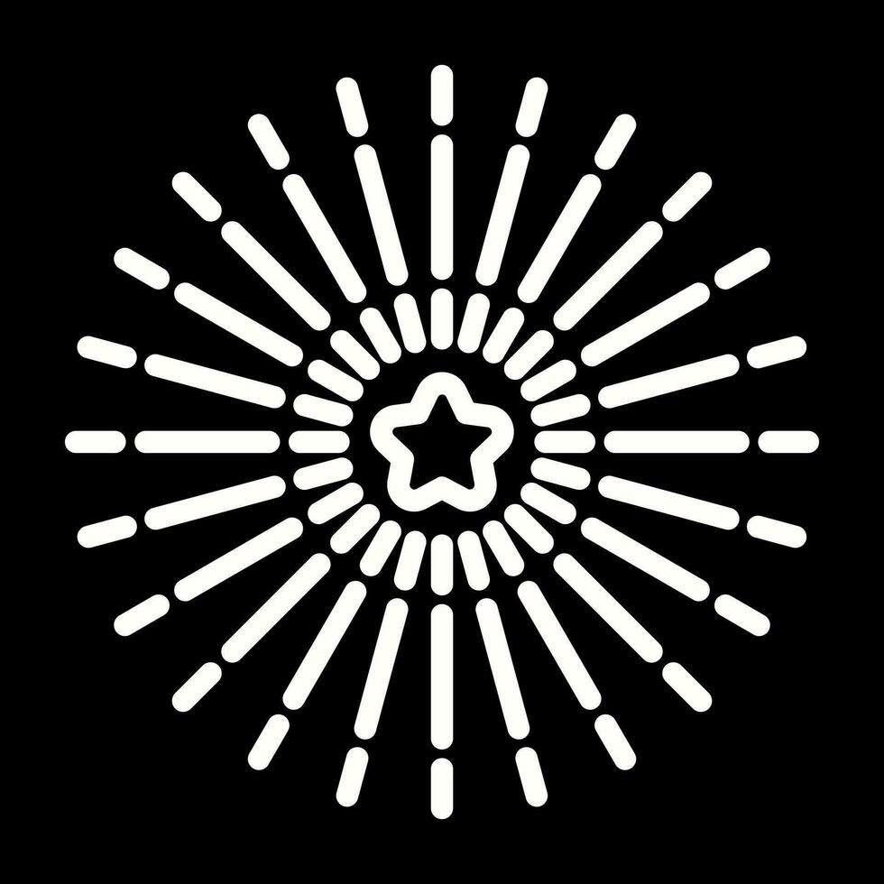 vuurwerk vector pictogram