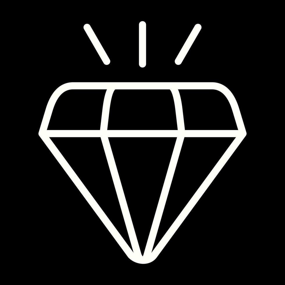 diamant vector pictogram