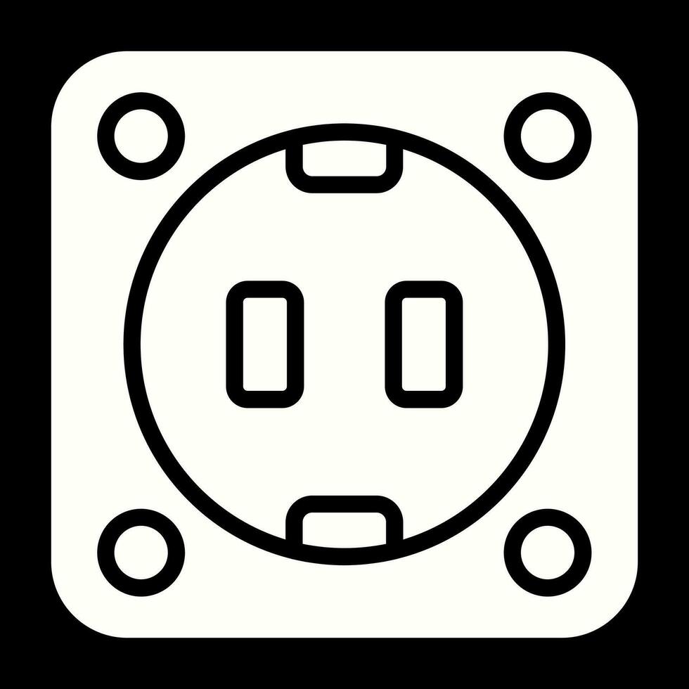 stopcontact vector icoon