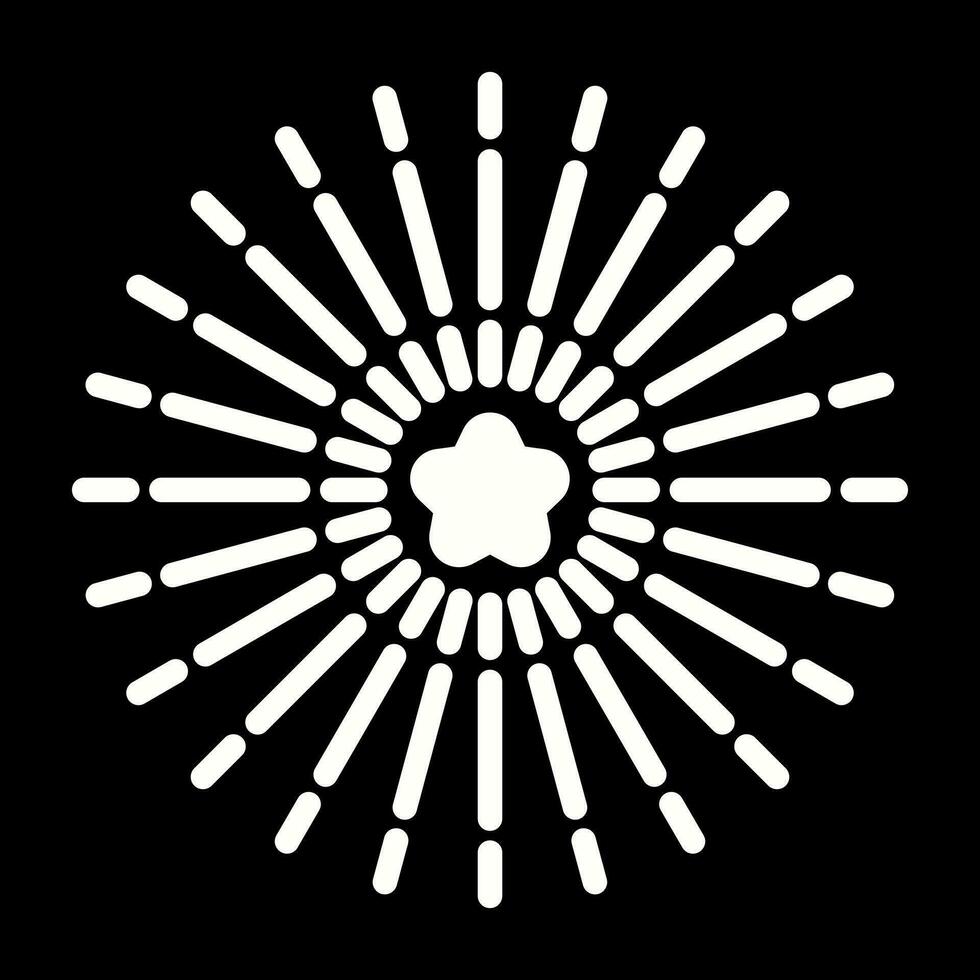 vuurwerk vector pictogram