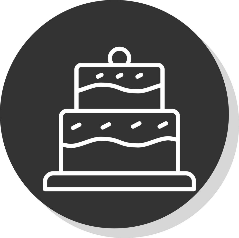 verjaardag taart vector icoon ontwerp