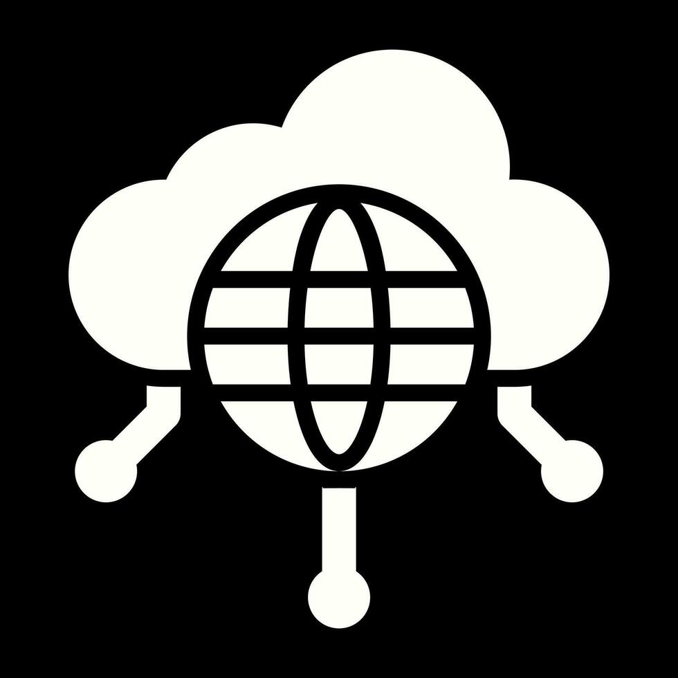 openbaar wolk vector icoon
