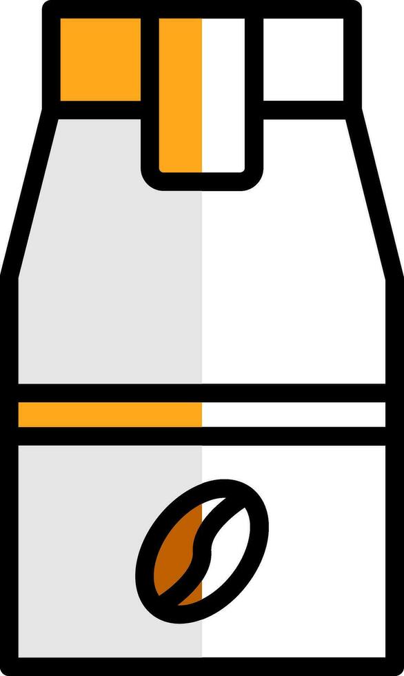 koffie pak vector icoon ontwerp