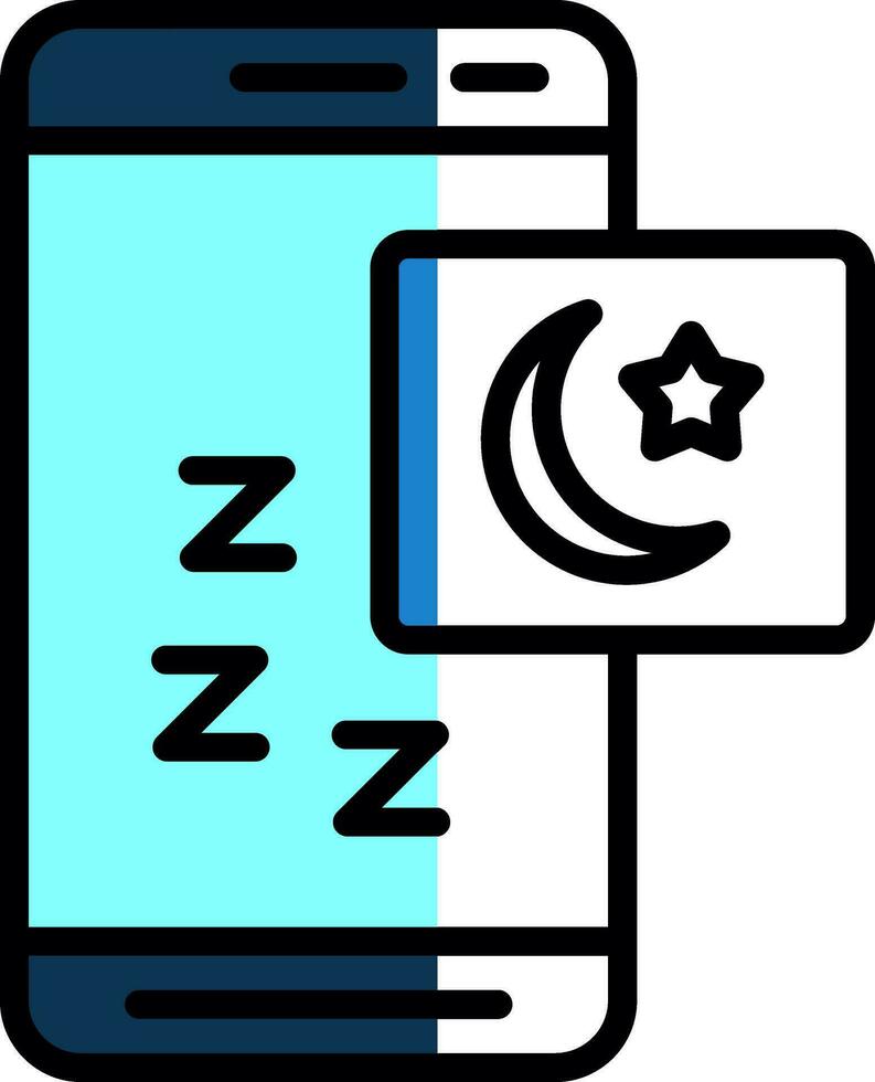 nacht mode vector icoon ontwerp