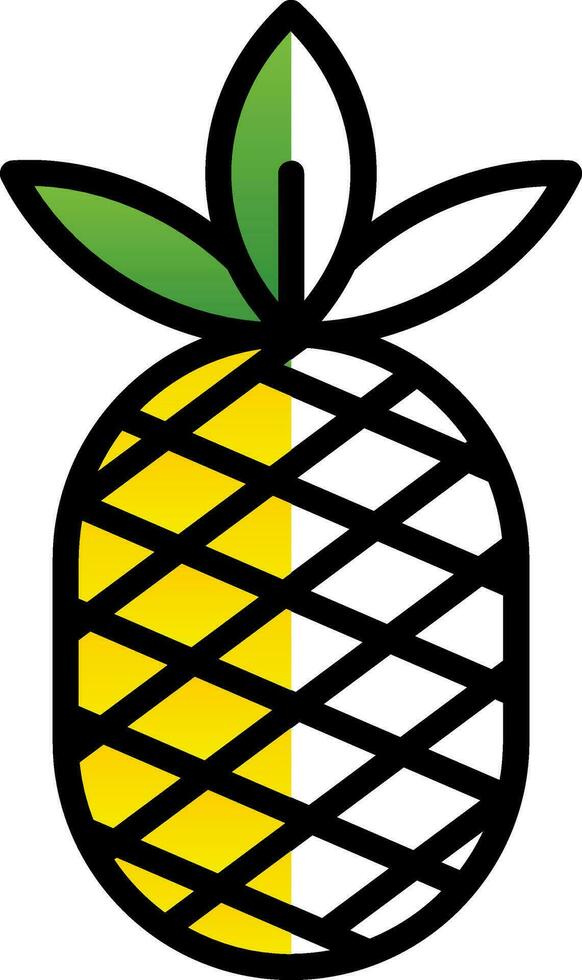 ananas vector icoon ontwerp