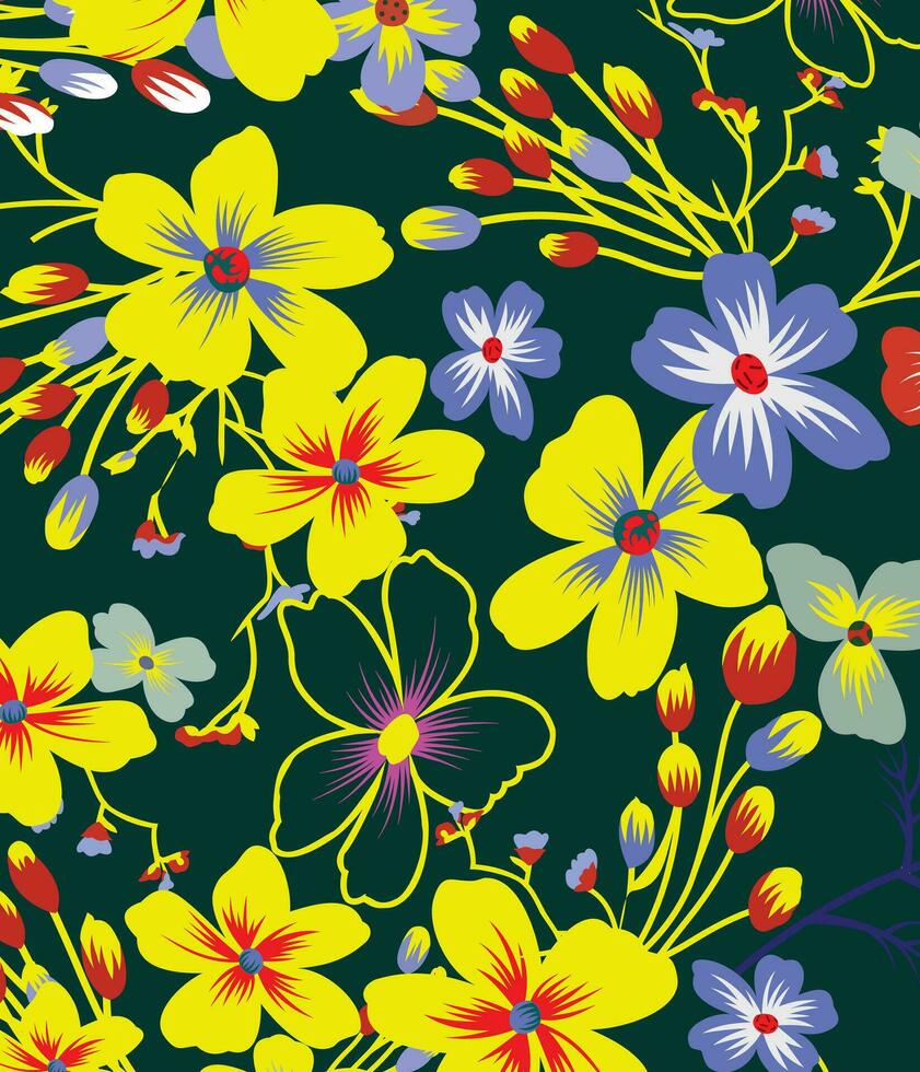 bloemen patroon in vector