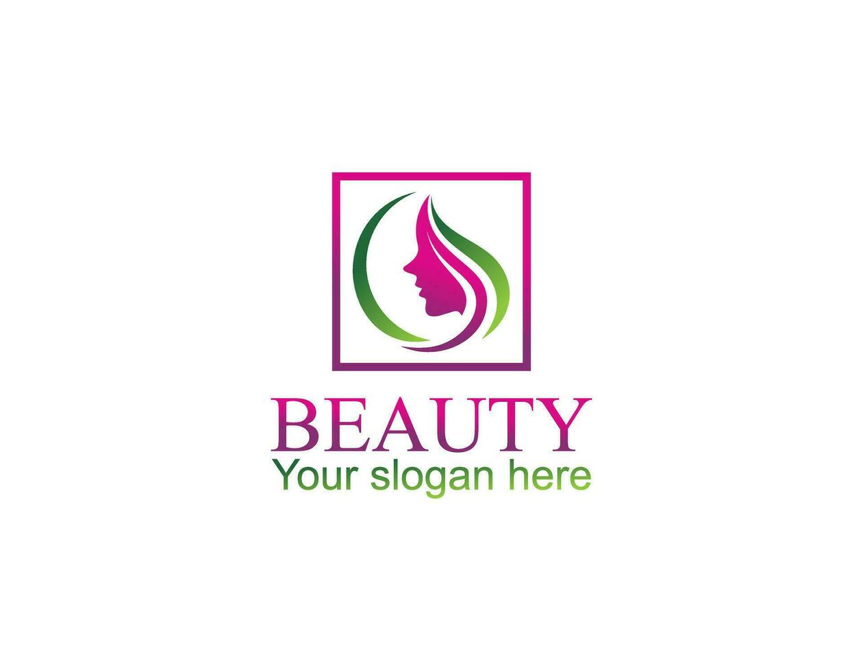 gemakkelijk en creatief schoonheid huid zorg logo ontwerp vector