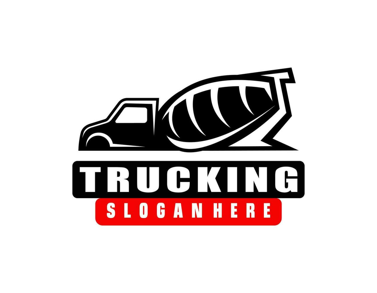 beton menger vrachtauto logo vector