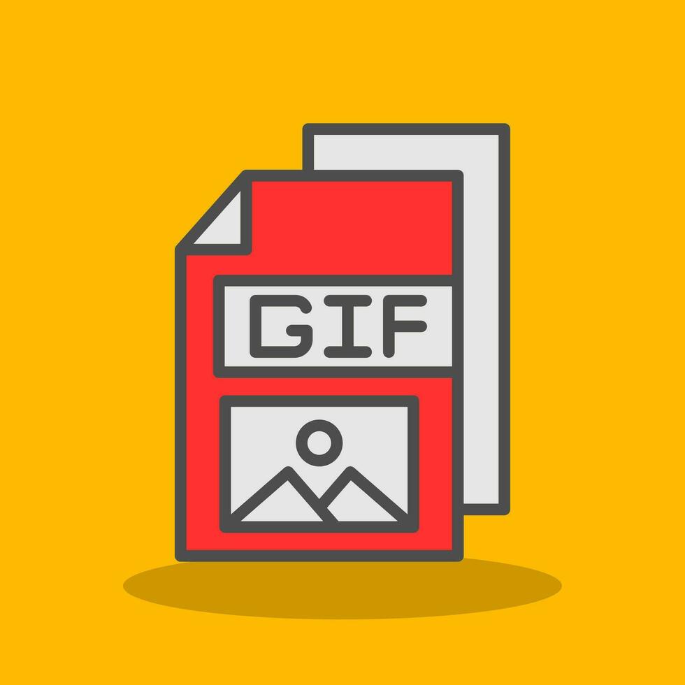 gif vector icoon ontwerp