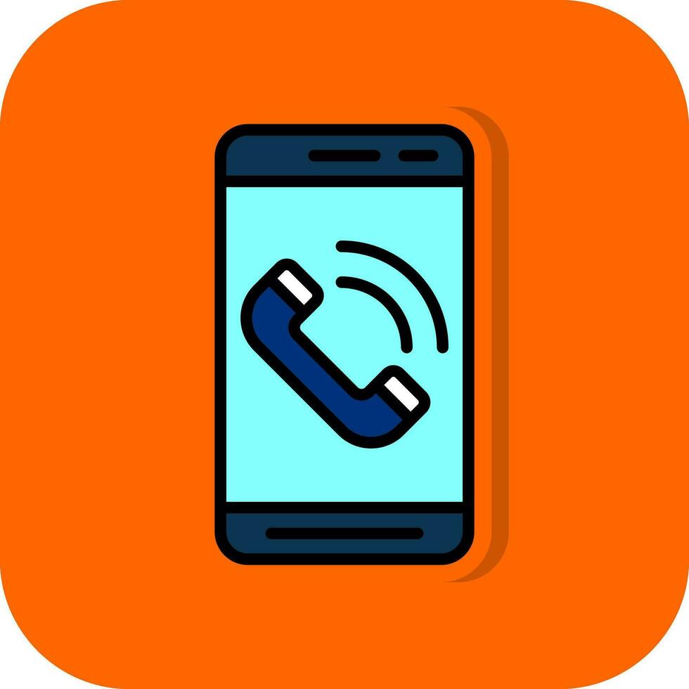 mobiel telefoontje vector icoon ontwerp