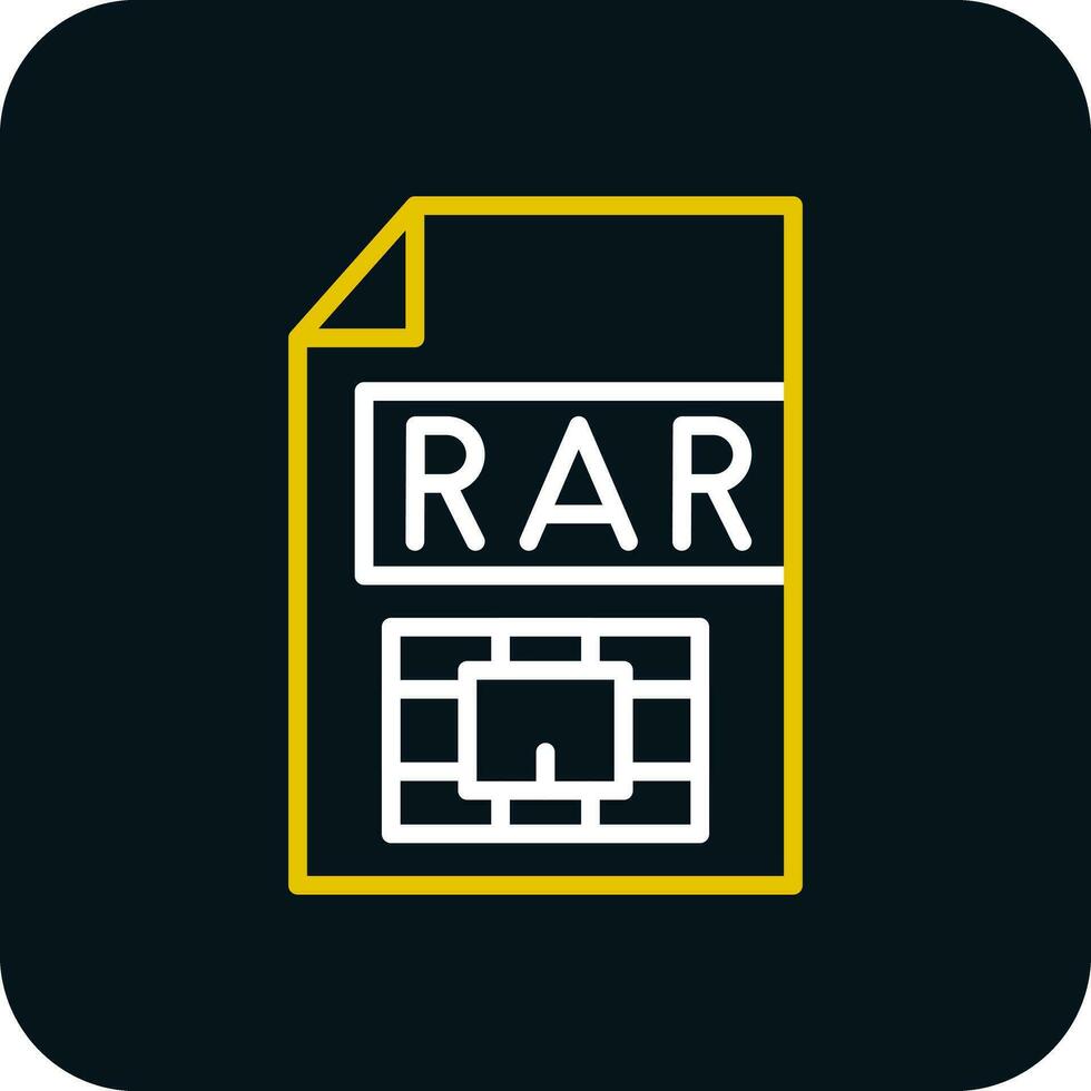 rar vector icoon ontwerp