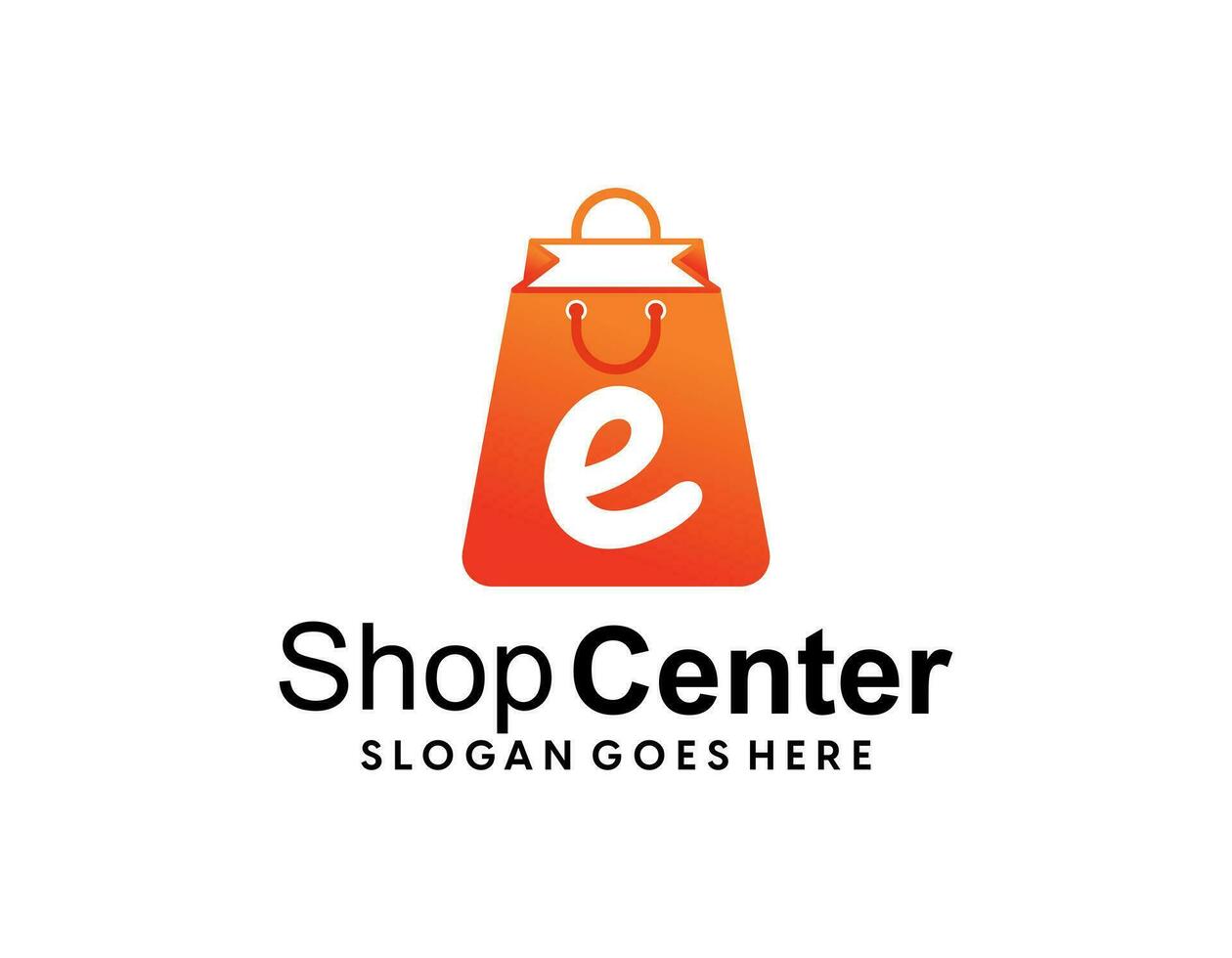 online boodschappen doen logo ontwerp sjabloon vector