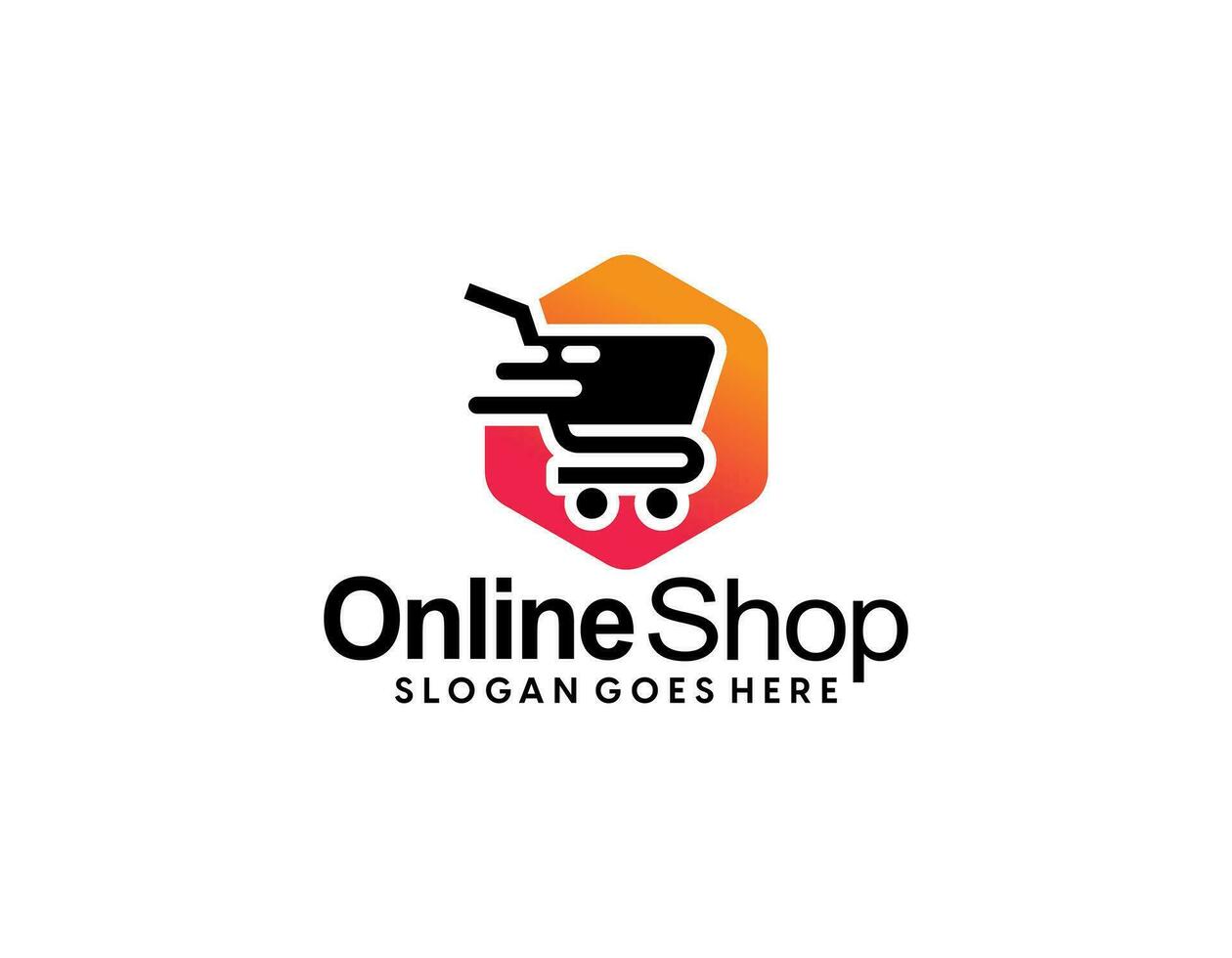 winkel ster logo ontwerpen, boodschappen doen zak logo symbool vector