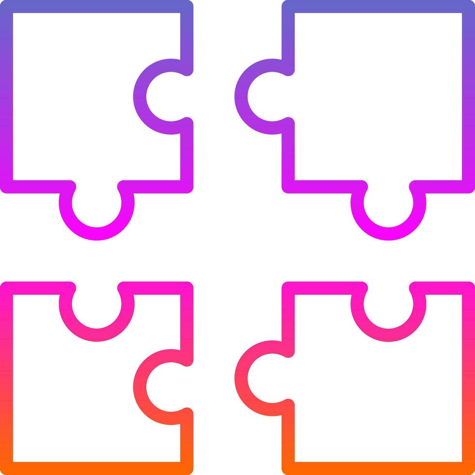 puzzel vector icoon ontwerp