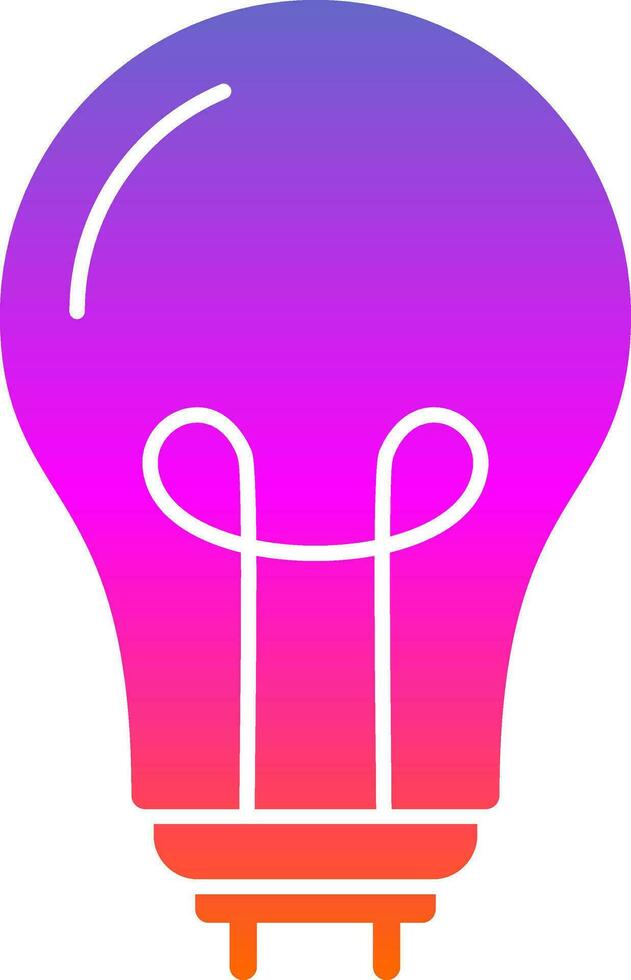 LED lamp vector icoon ontwerp