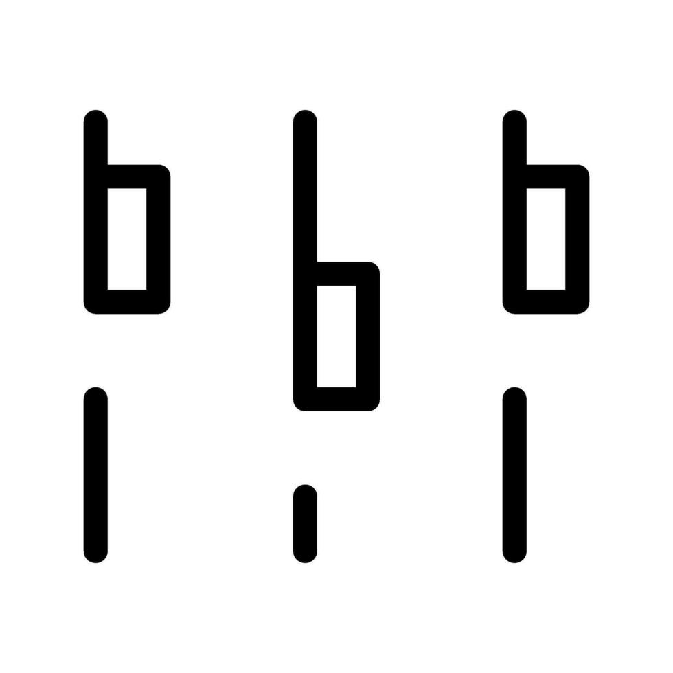 schuifregelaars icoon vector symbool ontwerp illustratie