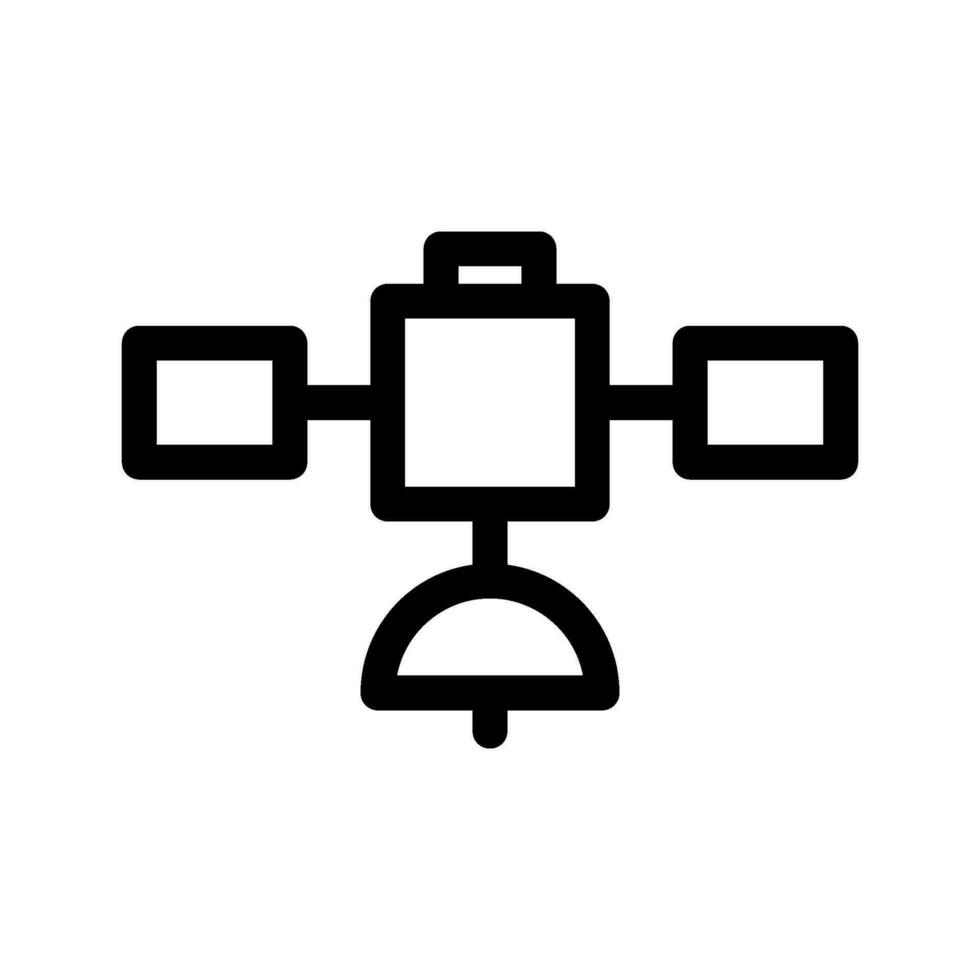 satelliet icoon vector symbool ontwerp illustratie