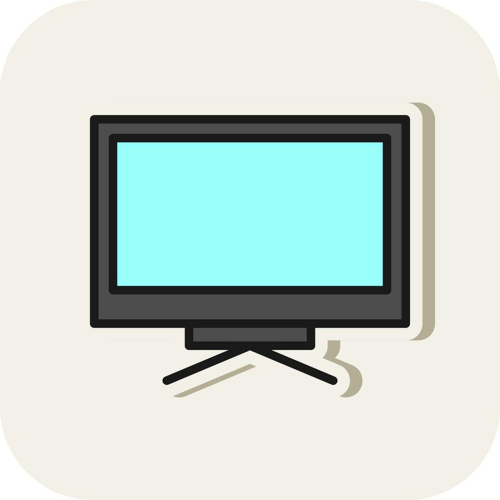 slim TV vector icoon ontwerp