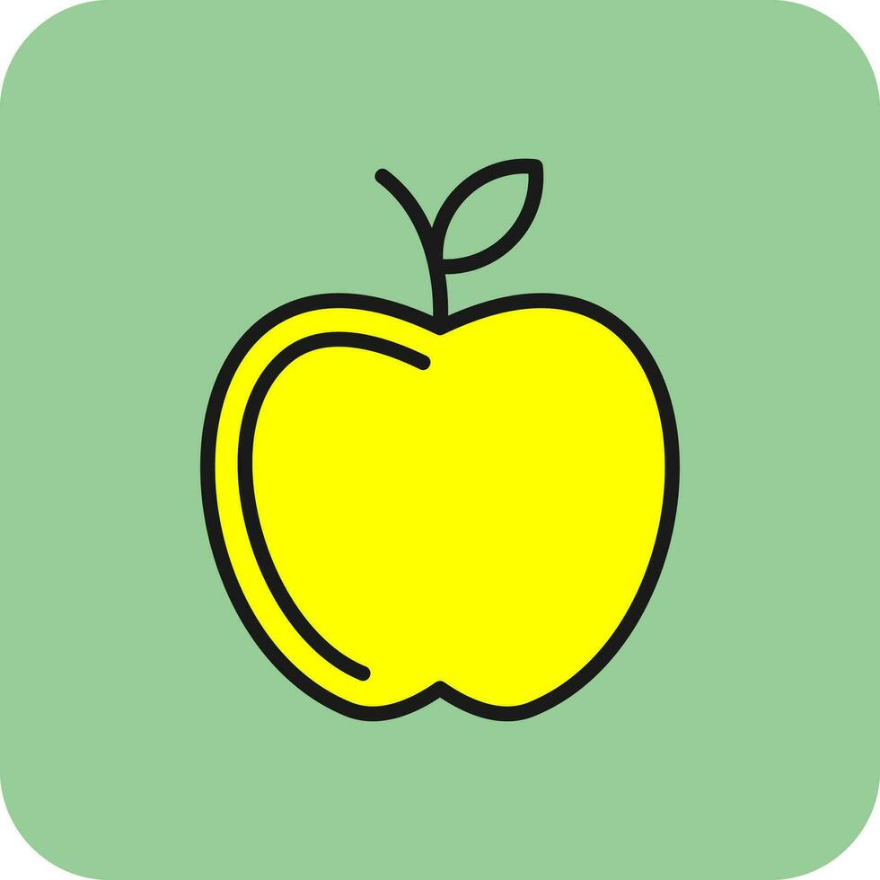 appel vector icoon ontwerp