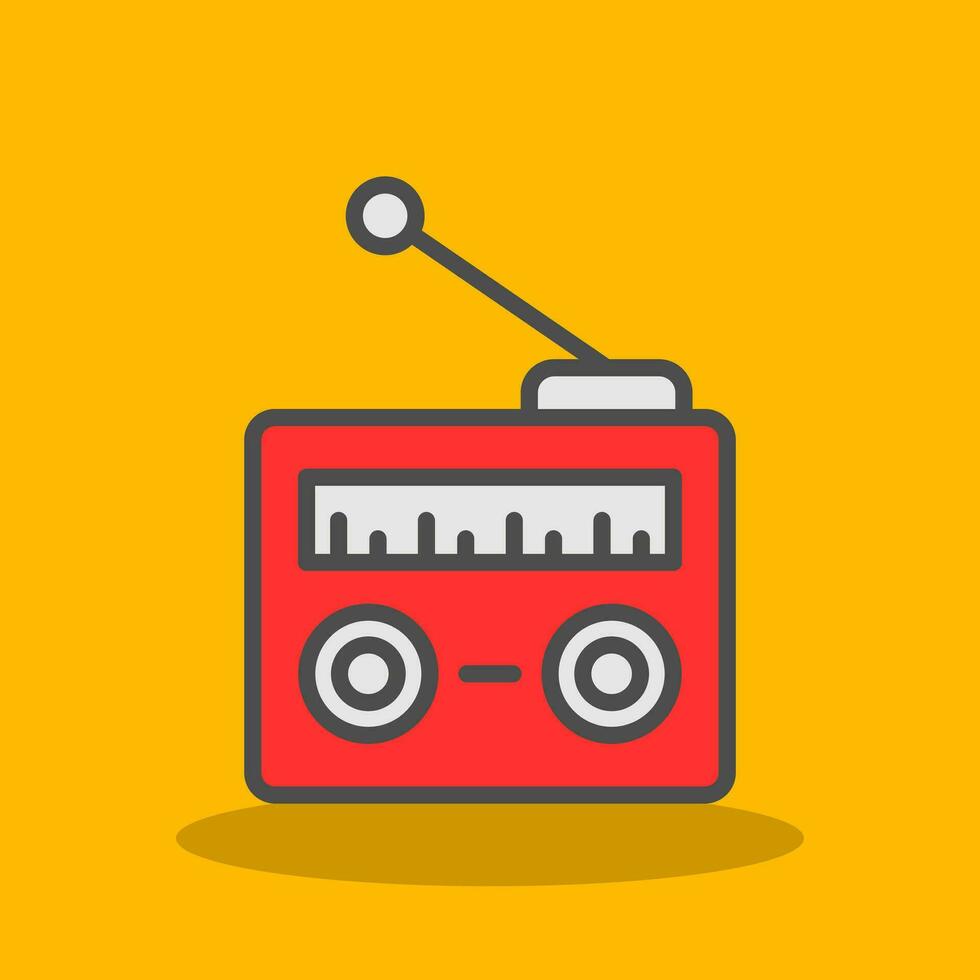 radio vector icoon ontwerp