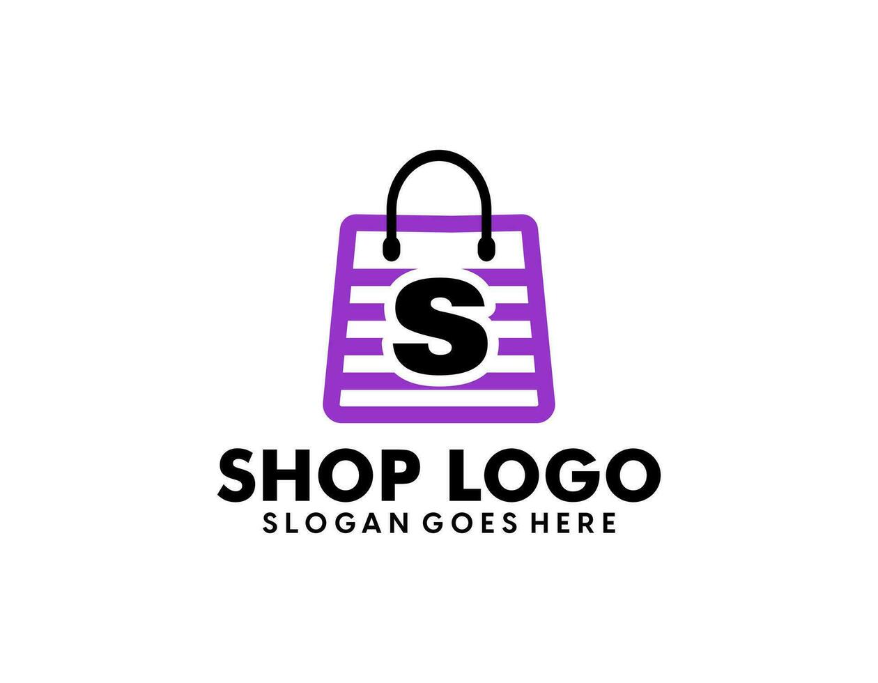 zak logo voor shope en brief s logo vector. abstract bedrijf logo ontwerp. vector