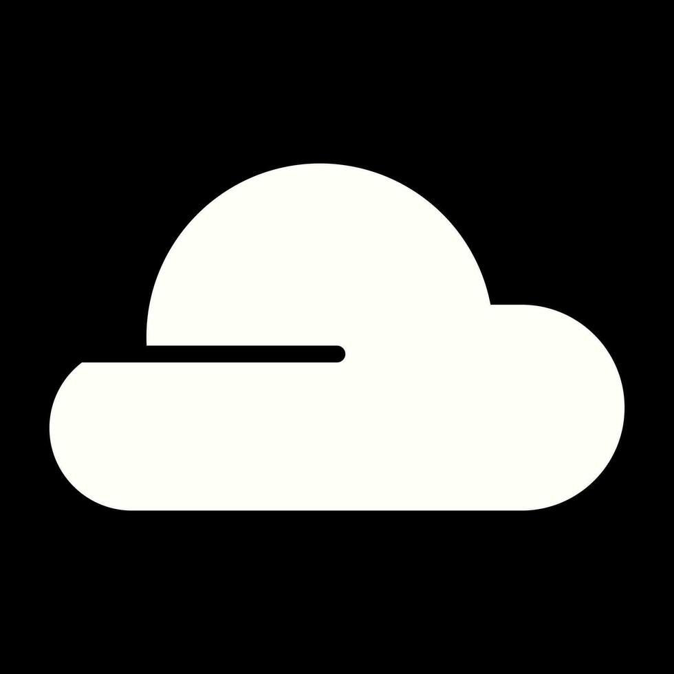 wolk vector pictogram