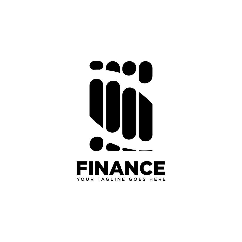 financiën logo icoon, bedrijf, financiën logo, financiën ontwerp, handel en distributie logo, boekhouding. financiën logo vector