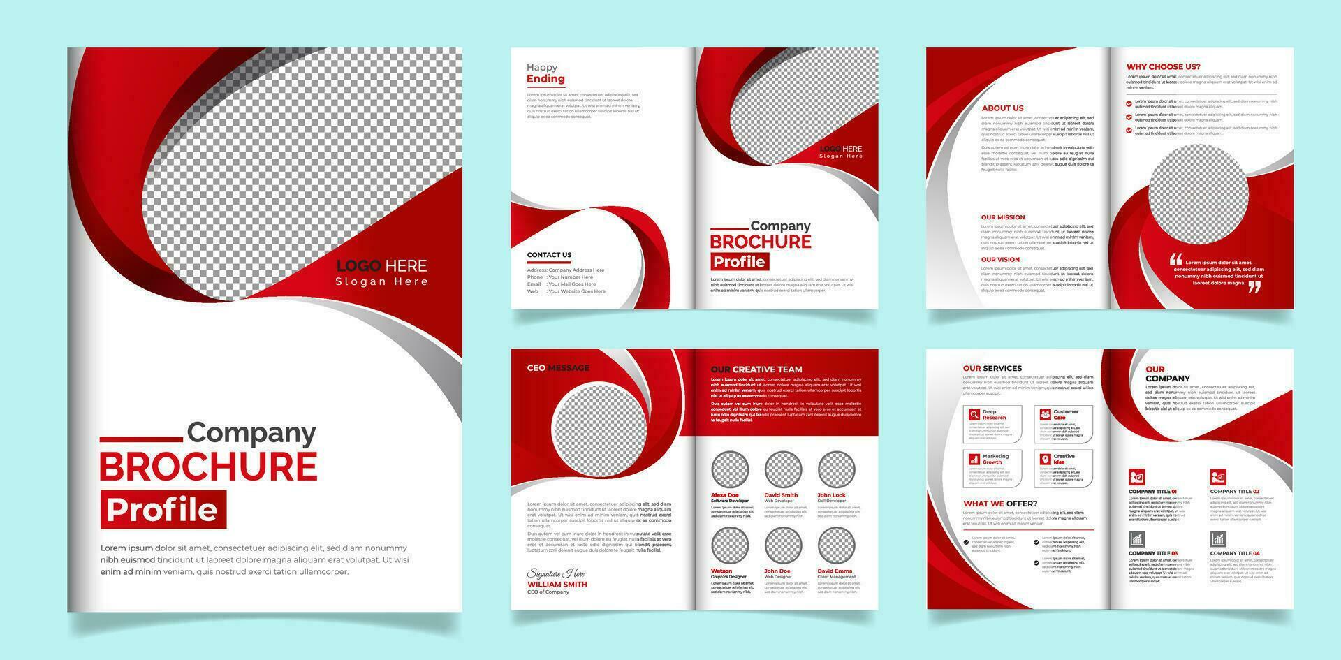 professioneel en creatief zakelijke bedrijf brochure minimalistische ontwerp afdrukken sjabloon vector